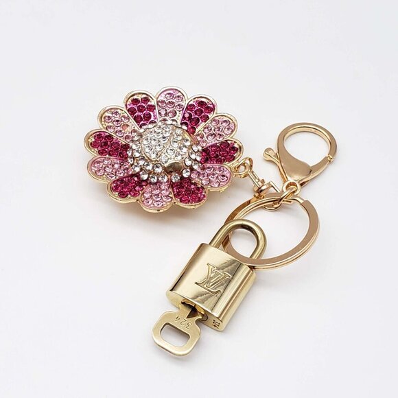 Authentic Louis Vuitton Lock & Key with unbranded Bagcharm, Keycharm, Keychain - Picture 5 of 7